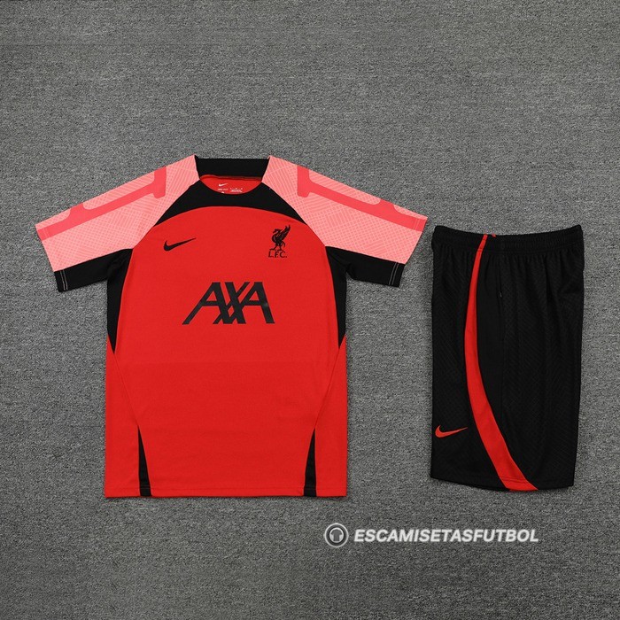 Chandal del Liverpool Manga Corta 22-23 Rojo - Pantalon Corto